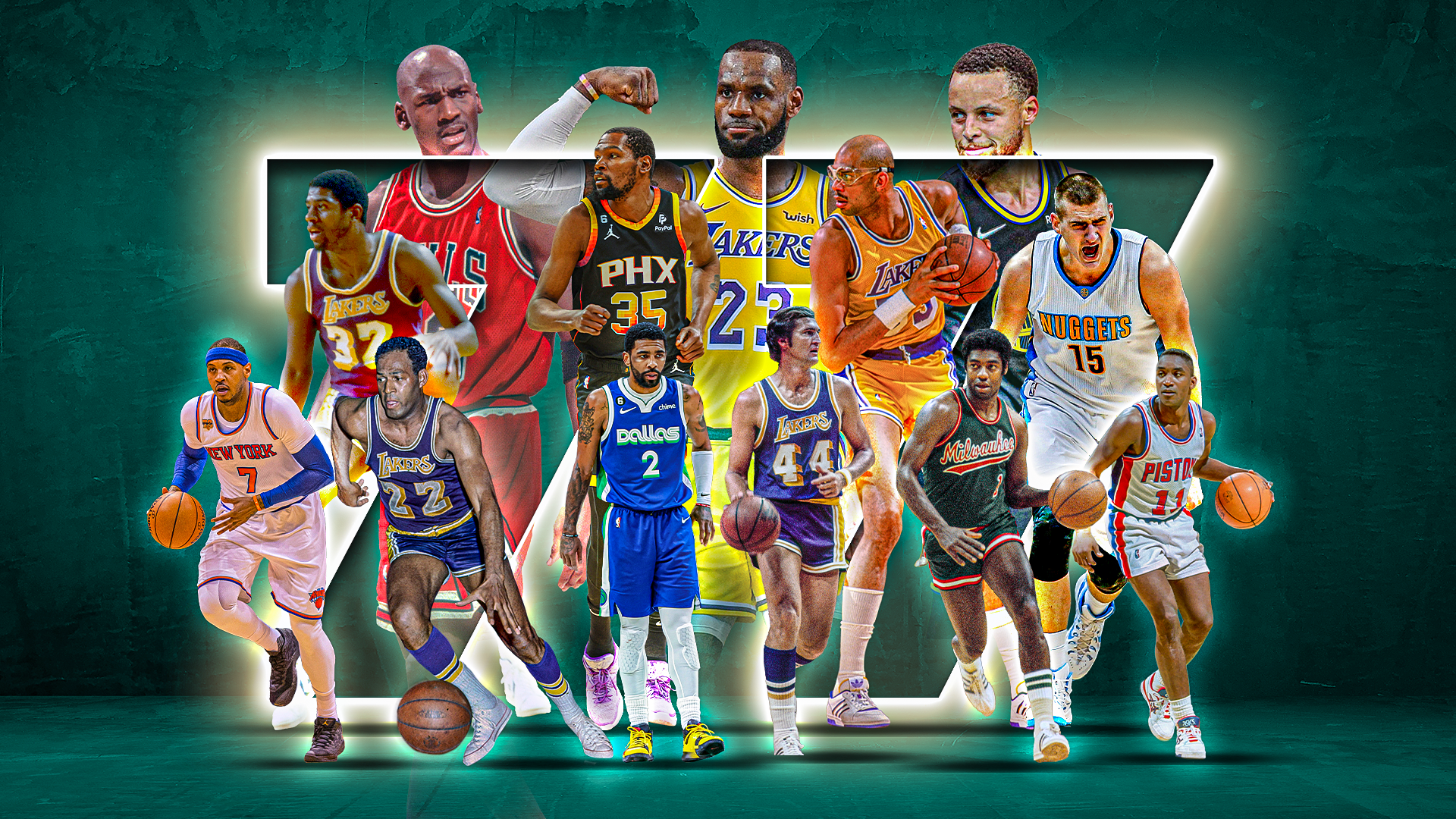 The Greatest NBA Players 6 to 10: All-Time Rankings Revealed