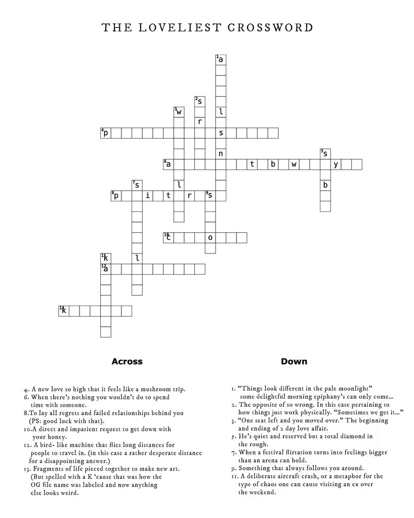 Arrived Just in Time for Crossword: Find the Solution Here