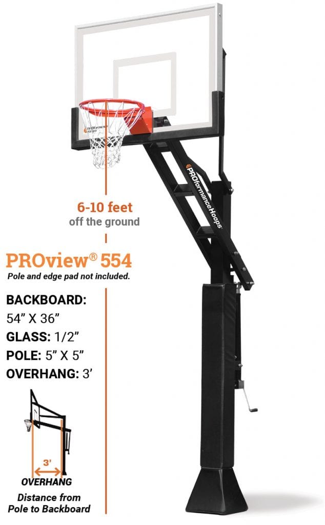 What is the height of NBA basketball hoop? Get the facts on hoop height for all levels!
