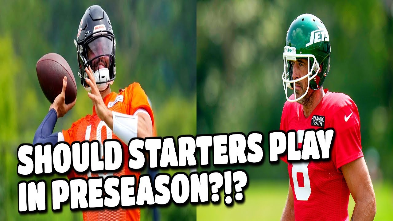Do the starters play in NFL preseason much? How much do they actually play?