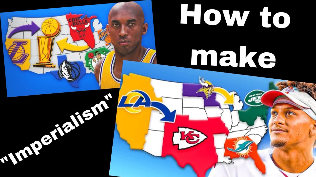 NFL Imperialism Map How to Make Your Own (Quick and Easy Tutorial)
