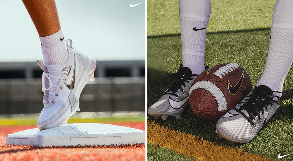 Wearing baseball cleats for football? Heres why its a bad idea.