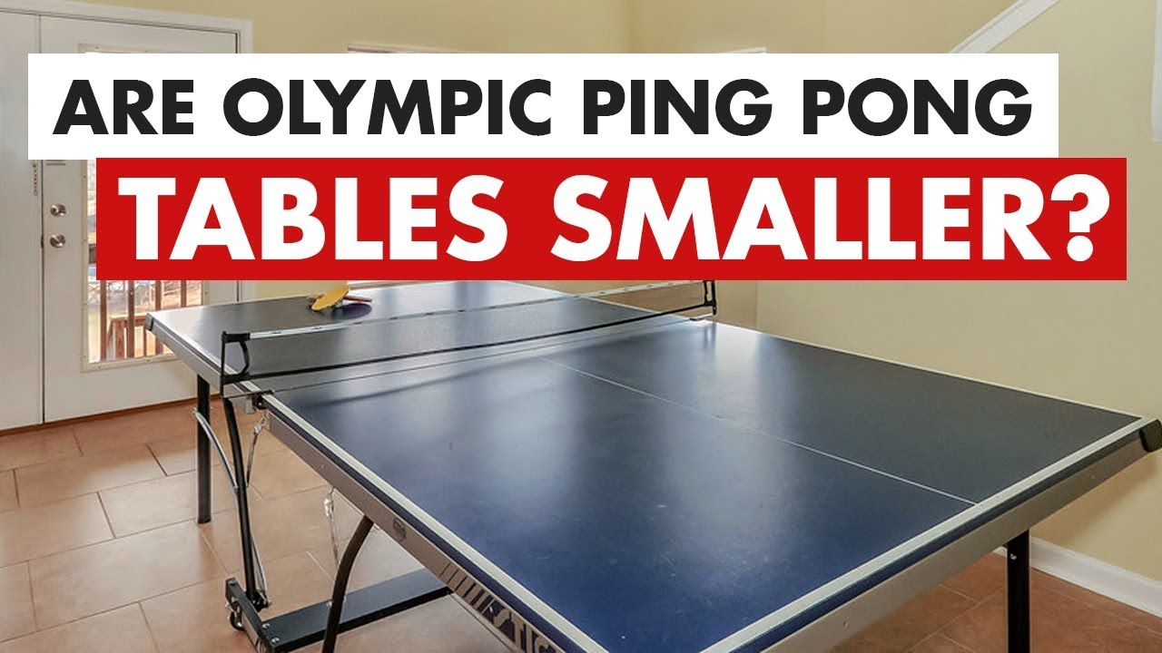 Is Olympic Table Tennis Table Smaller? Get the Facts Here!