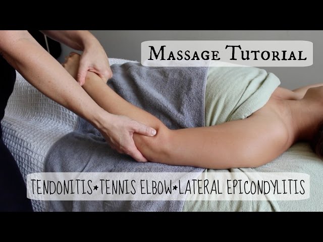 Easy Guide: How to Massage Tennis Elbow for Pain Relief