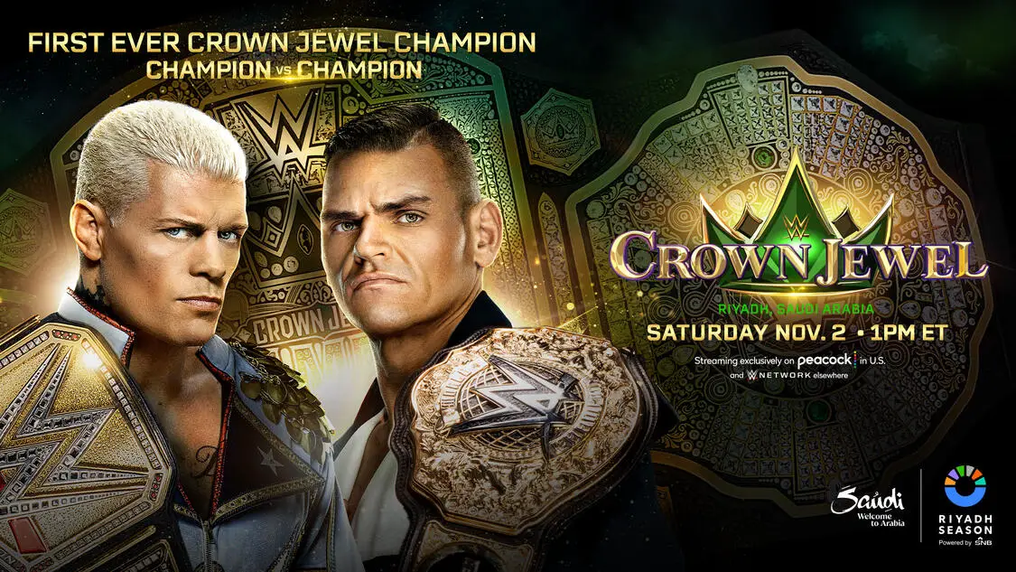 What time is WWE Crown Jewel? Check out the start time and match card.
