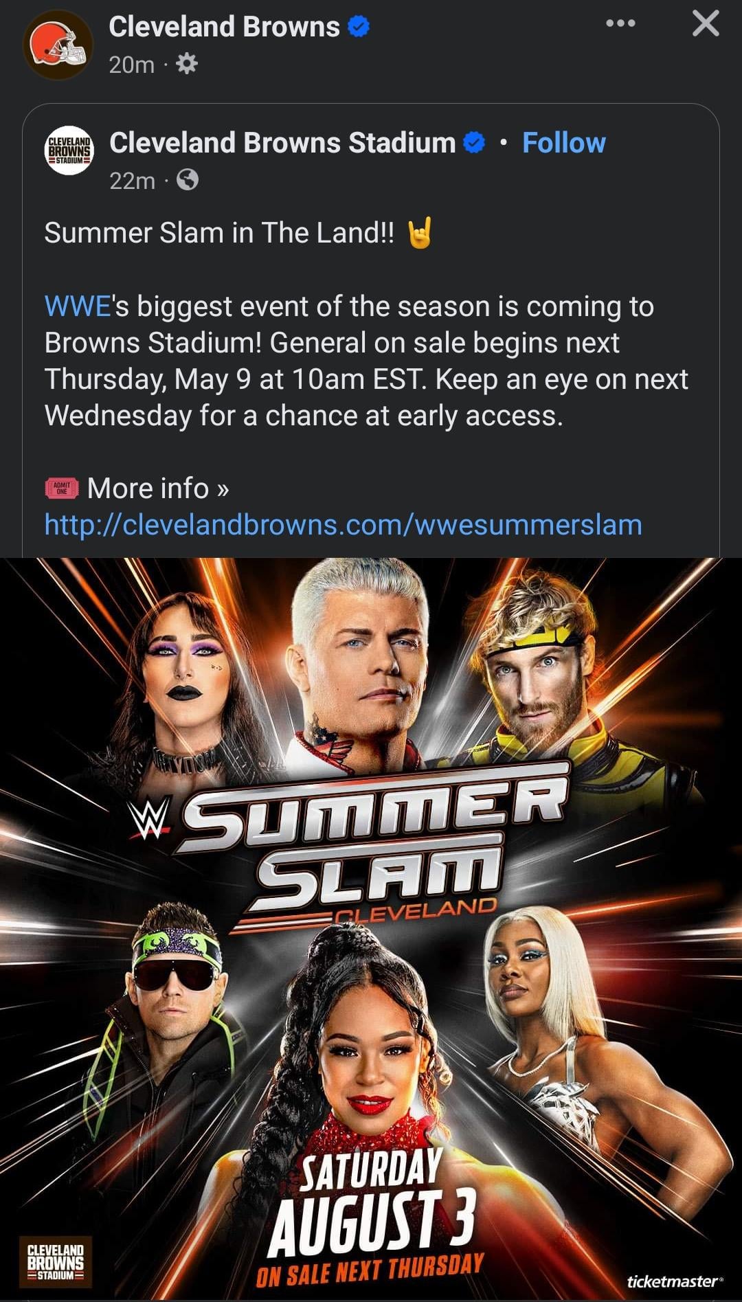 When do WWE SummerSlam tickets go on sale and how to buy them?