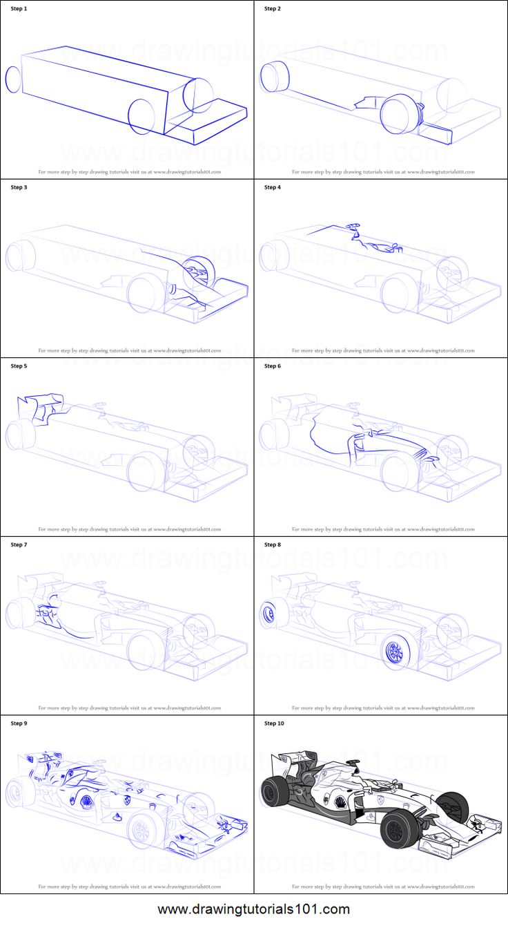 How to Draw an F1 Car Step-by-Step A Simple Guide for Beginners and Enthusiasts