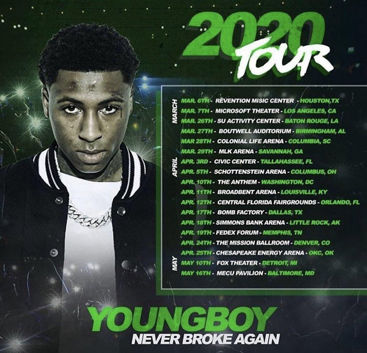 NBA YoungBoy Concert Schedule: When and Where to See Him!