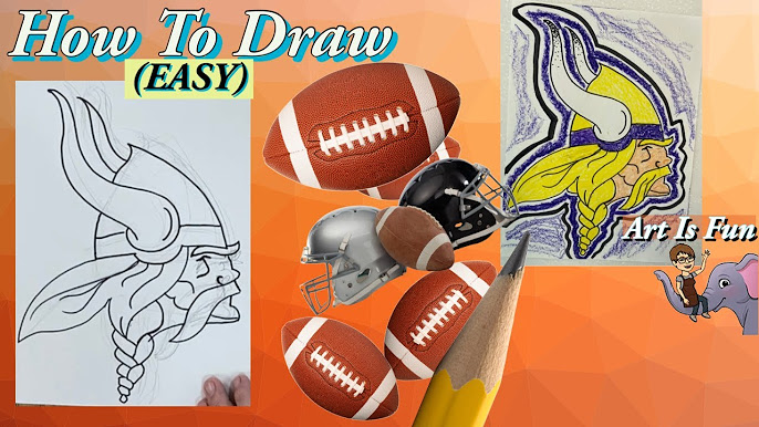 How to Draw NFL Mascots: Beginners guide to creative design