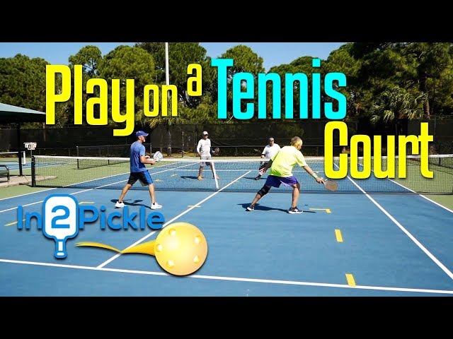Playing Pickleball on a Tennis Court: A Simple Guide (How to make it work)